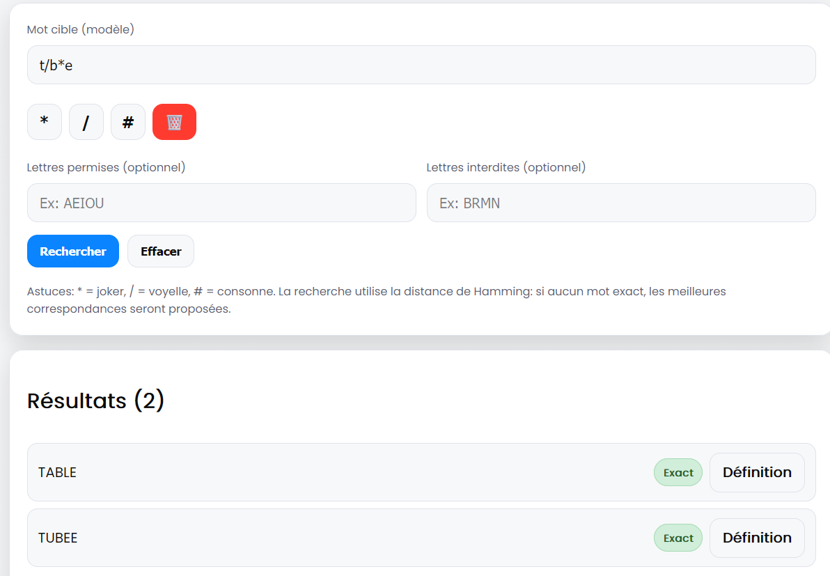 Illustration de la recherche
